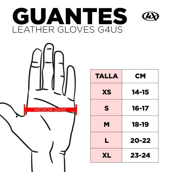 GUANTES HALIFAX DOBLE PROPOSITO OFFROAD ROJOS