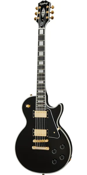Guitarra Electrica Epiphone Les Paul Eilcebgh1 Custom Negra 