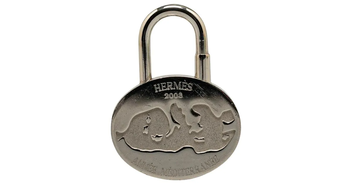 Hermès Cadenas Plata 