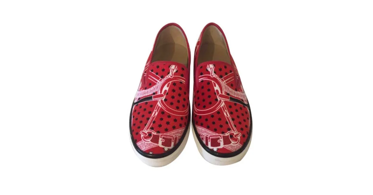 Hermès zapatillas Roja 