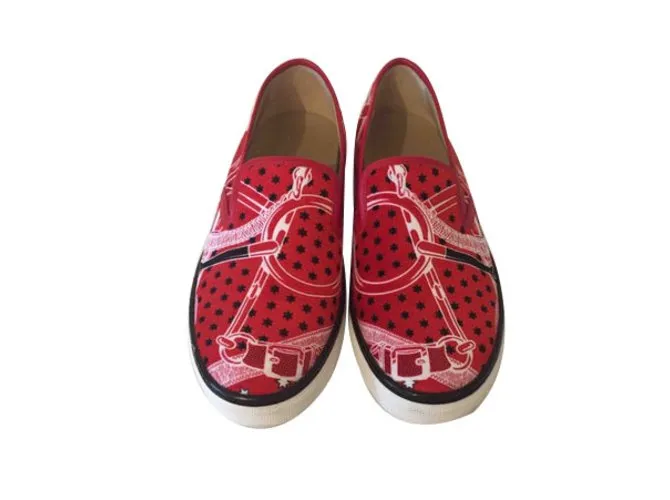 Hermès zapatillas Roja 