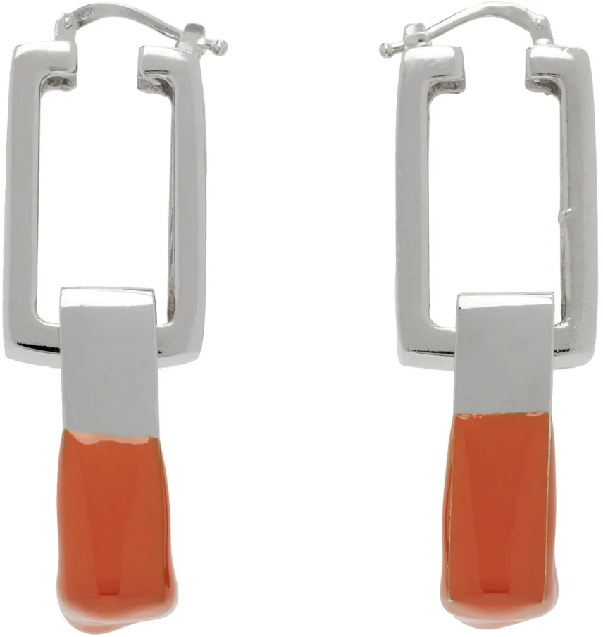 HERON PRESTON Dip Dye Chain Earrings