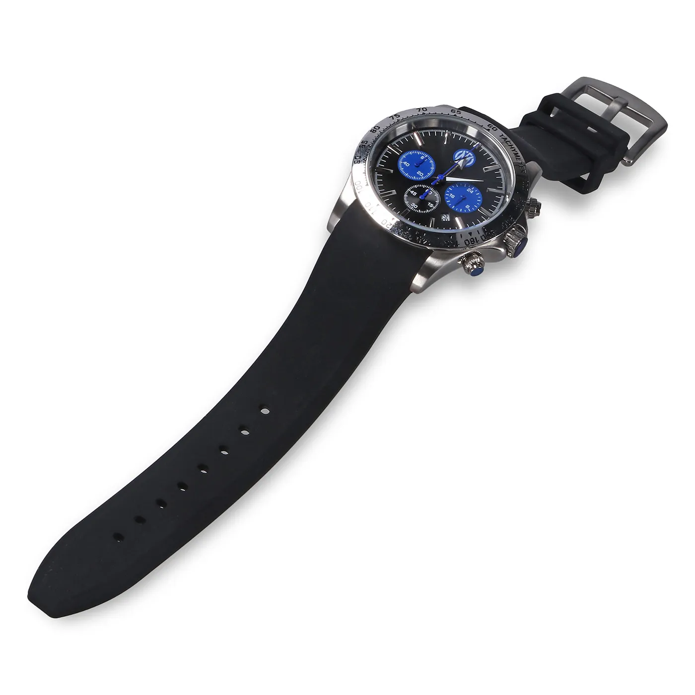IM CORREA DE SILICONA PARA RELOJ CRONÓGRAFO