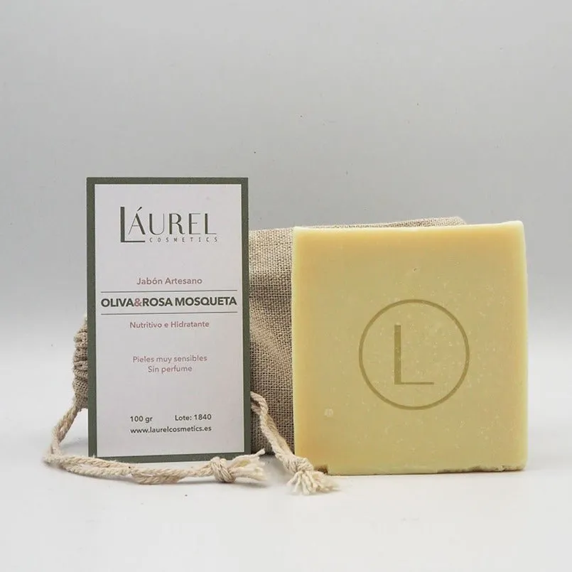 Jabón Artesano Natural I Oliva&Rosa Mosqueta 120gr