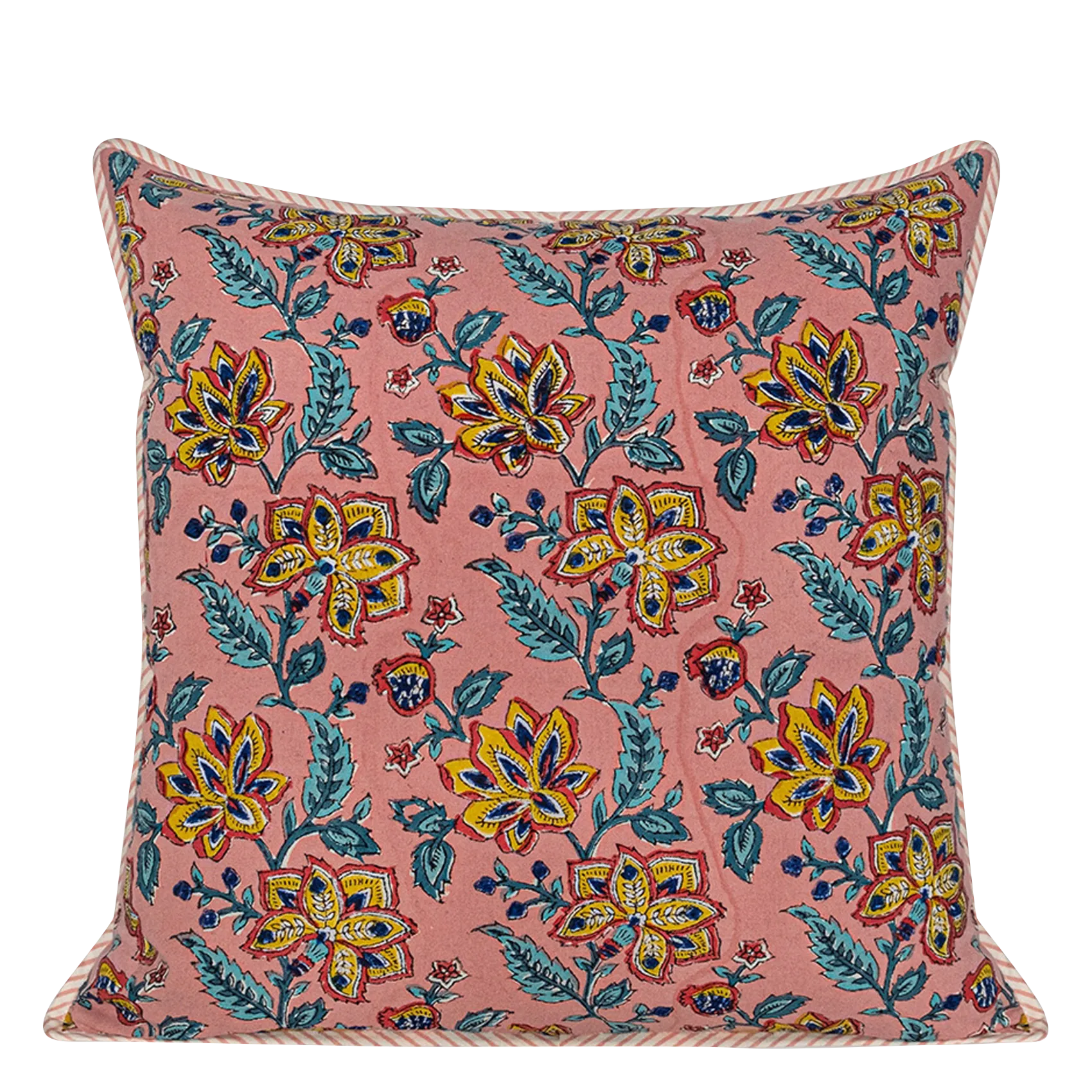 JAMINI RANGCUS  FUNDA DE COJíN DE ALGODóN CON ESTAMPADO FLORAL 40 X 40 CM EN MULTICOLOR