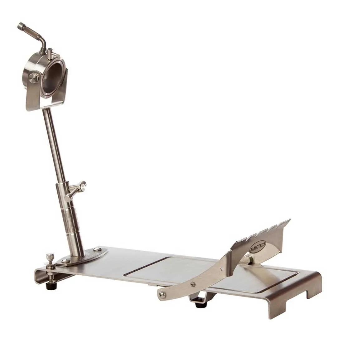 Jamonero modelo J4R LUXE de Jamotec con base inoxidable