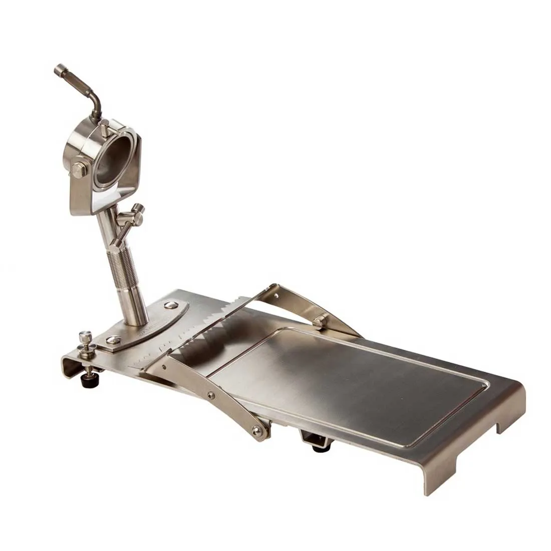 Jamonero modelo J4R LUXE de Jamotec con base inoxidable