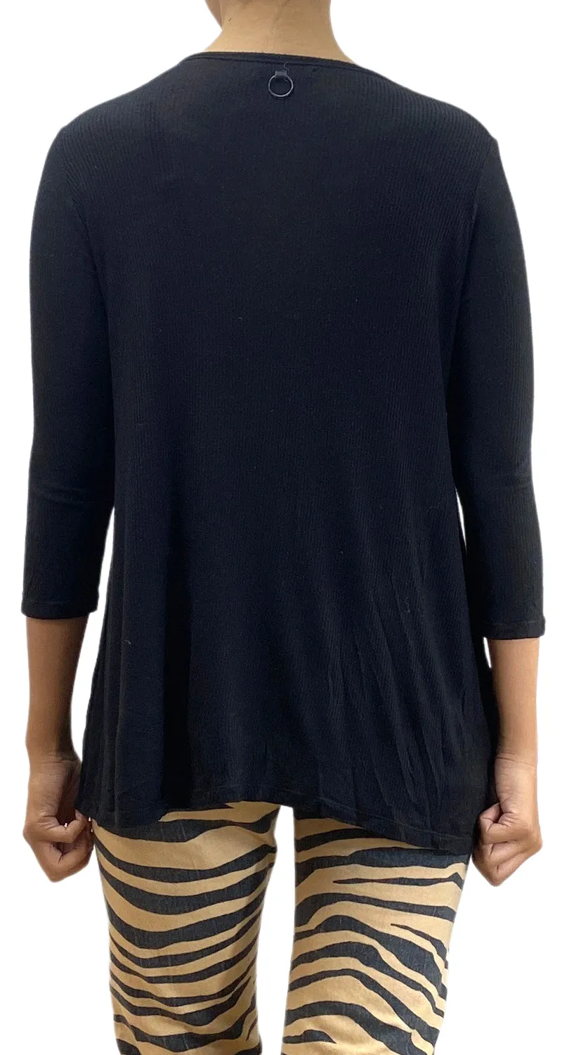 JAZMIN CHEBAR Polera Negra