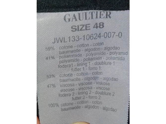 Jean Paul Gaultier Gabardinas Negro 