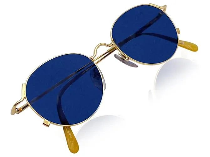 JEAN PAUL GAULTIER METAL DORADO ANTIGUO 552176 LENTES DE SOL 48/19 140MM 