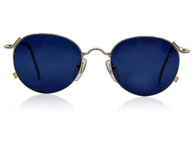 JEAN PAUL GAULTIER METAL DORADO ANTIGUO 552176 LENTES DE SOL 48/19 140MM 