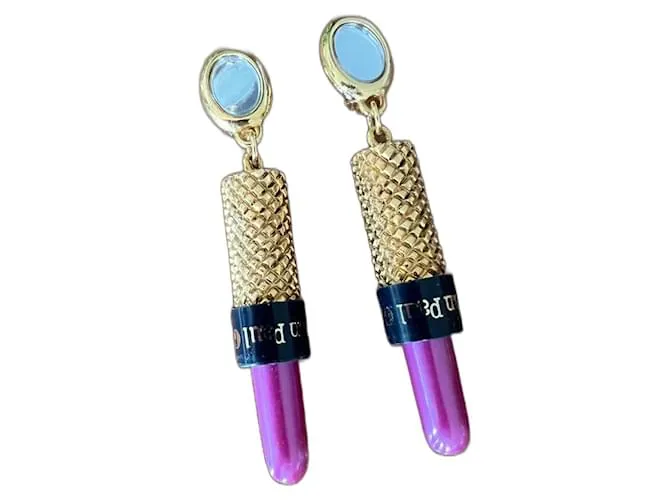 Jean Paul Gaultier Pendientes Púrpura 