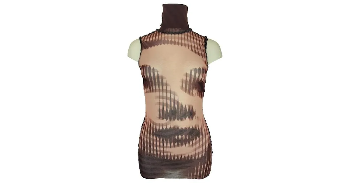 Jean Paul Gaultier Tops Castaño 