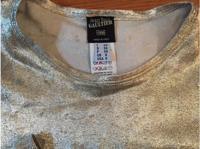 Jean Paul Gaultier Tops Dorado 