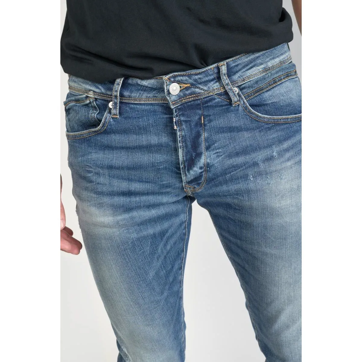 Jeans adjusted elástica 700/11, largo 34
