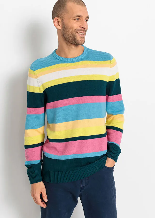 Jersey Multicolor de rayas horizontales