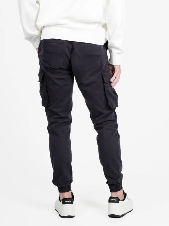 Johnny Looper Pantalón de hombre con grandes bolsillos laterales y cordón