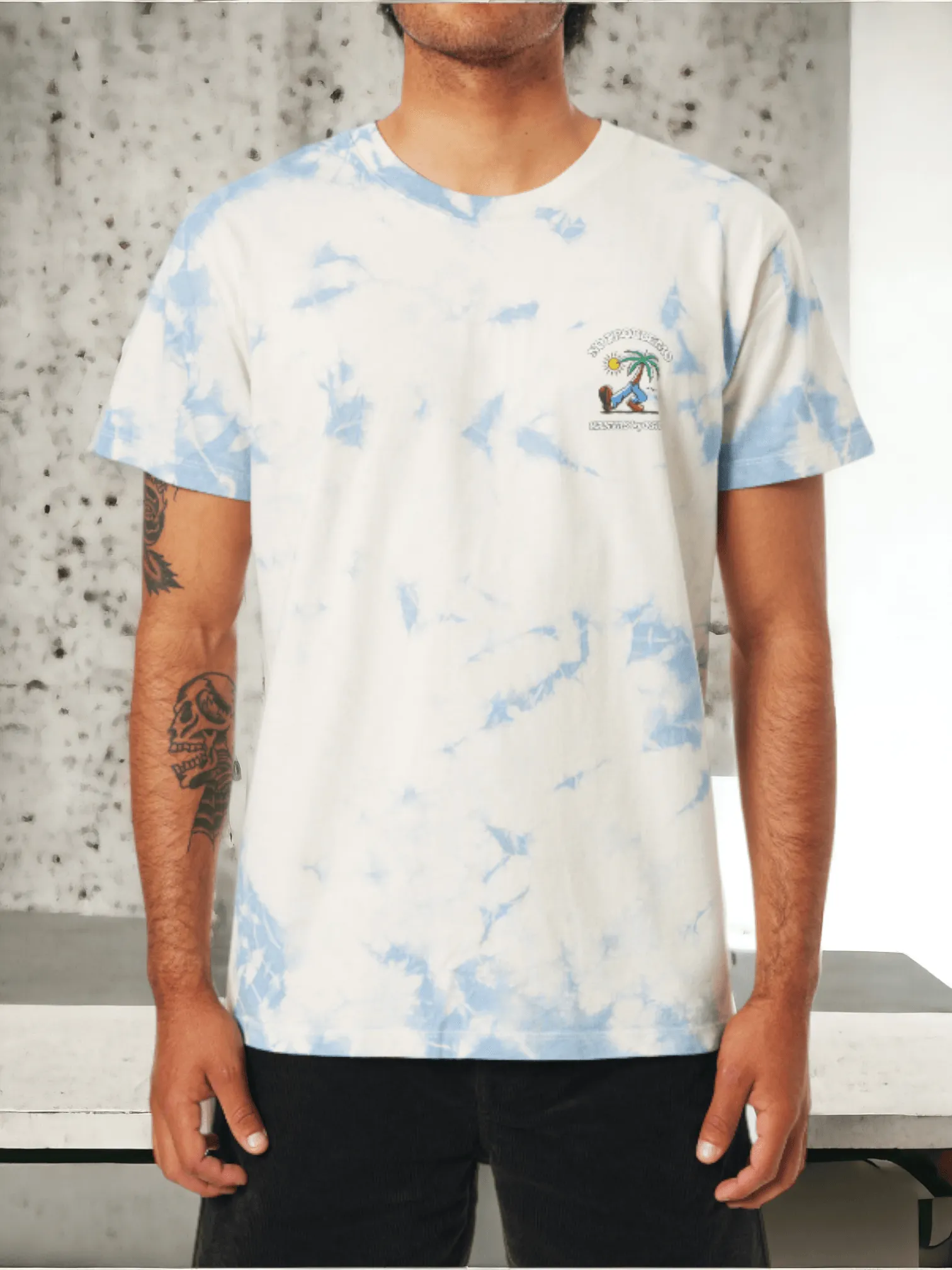 Katin USA – Camiseta Set blue tie dye