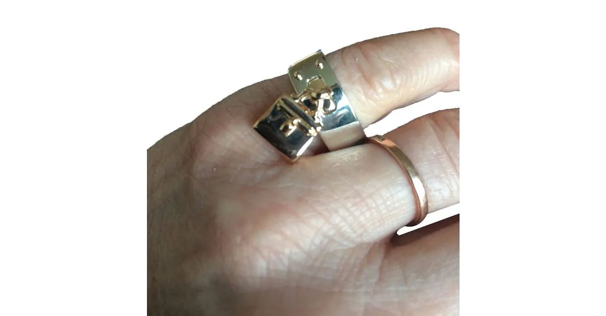 Kelly Hermès anillo Plata 
