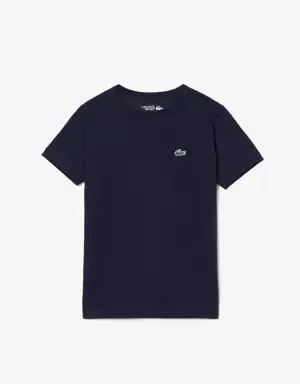 Lacoste Camiseta de niño Lacoste SPORT en mezcla de algodón transpirable
