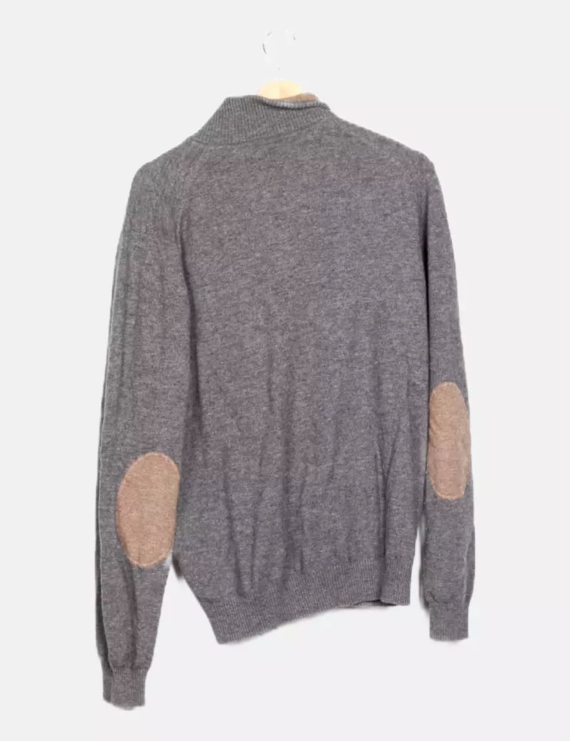 Lacoste Chaqueta gris punto