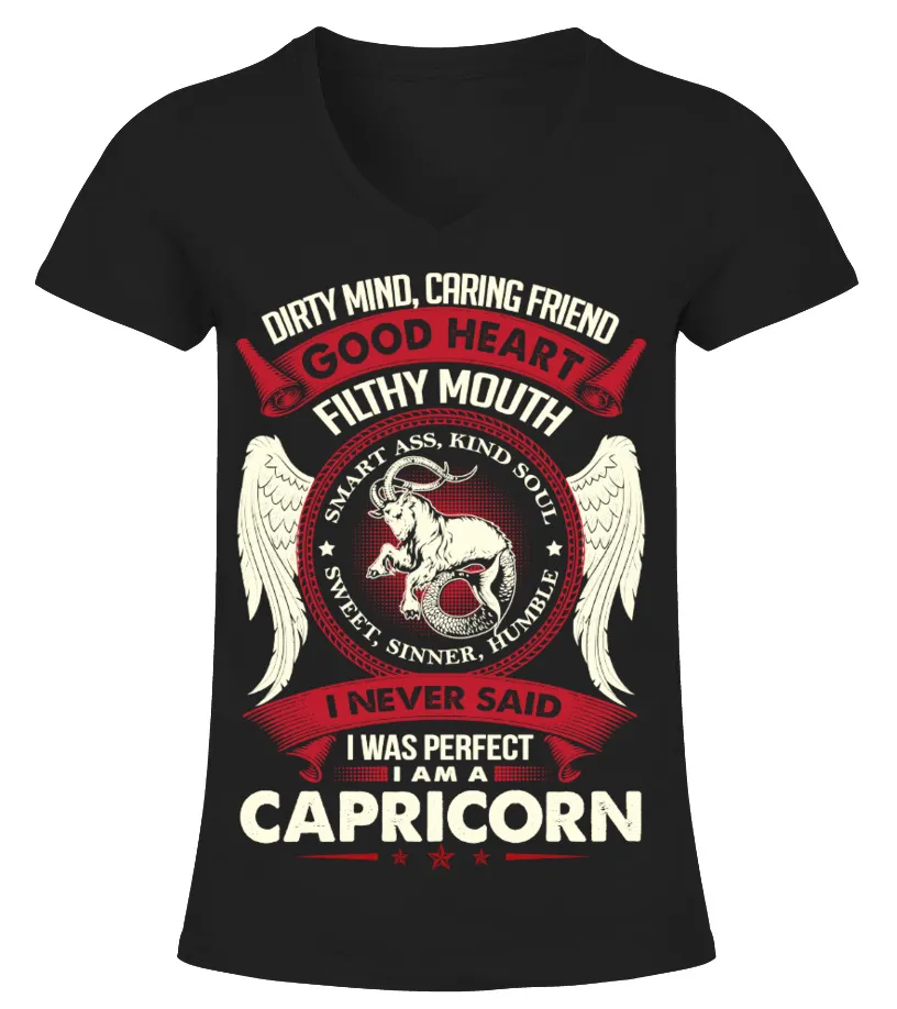 Limited Edition Capricorn F Camiseta cuello pico Mujer