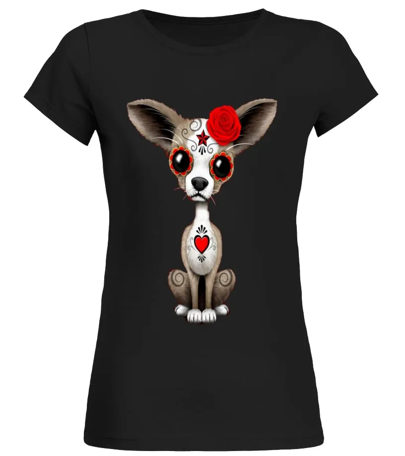 LIMITED EDITION ♥ CHIHUAHUA GIFT ♥ CAMISETA CUELLO REDONDO MUJER