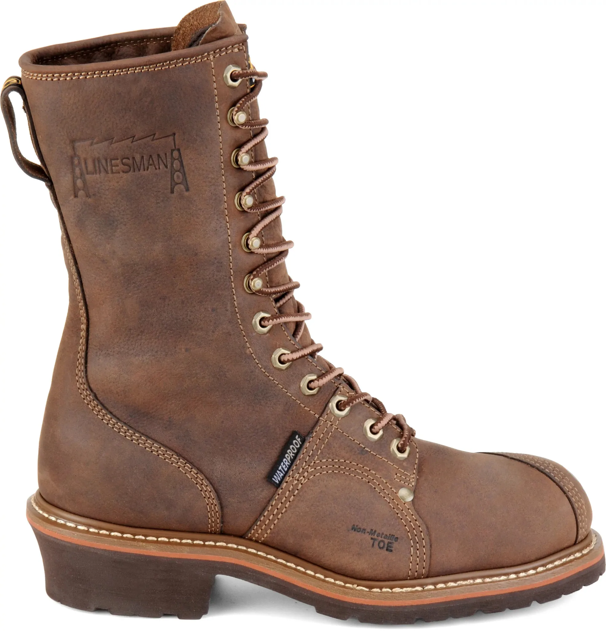 Linesman 10" Comp Toe Waterproof Work Boot