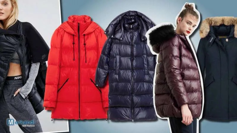 LOTE SURTIDO DE CHAQUETAS Y ABRIGOS PARA MUJER  ALTA CALIDAD EUROPEA REF: 132305