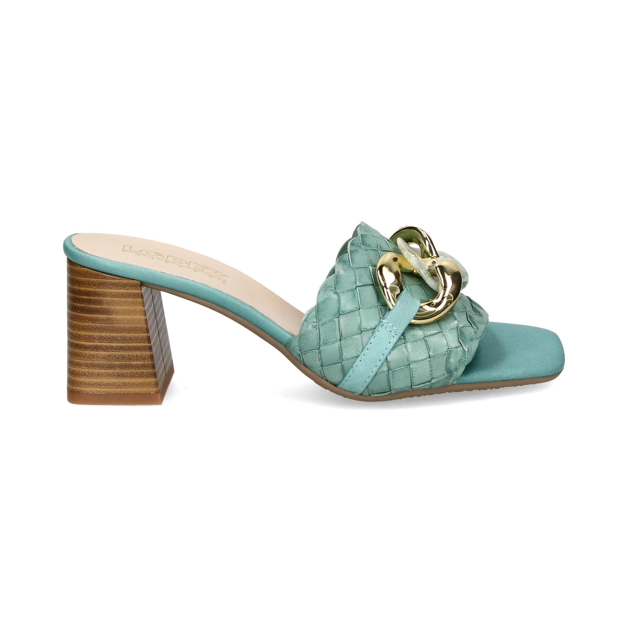 LÓPEZ Sandalias con tacón de Mujer MINT