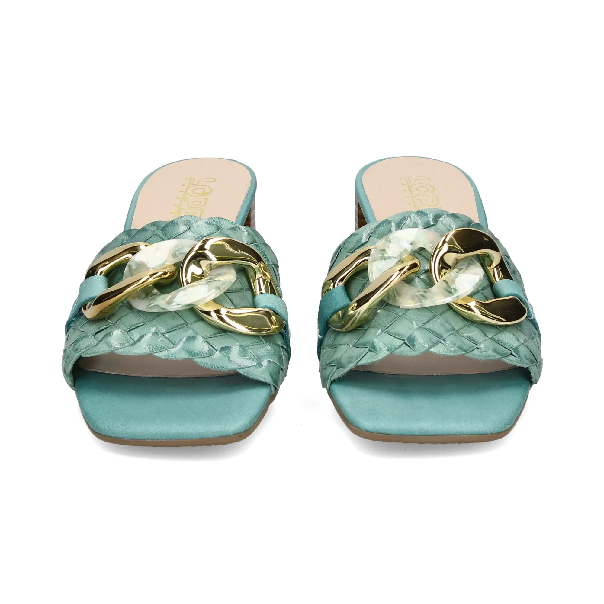 LÓPEZ Sandalias con tacón de Mujer MINT