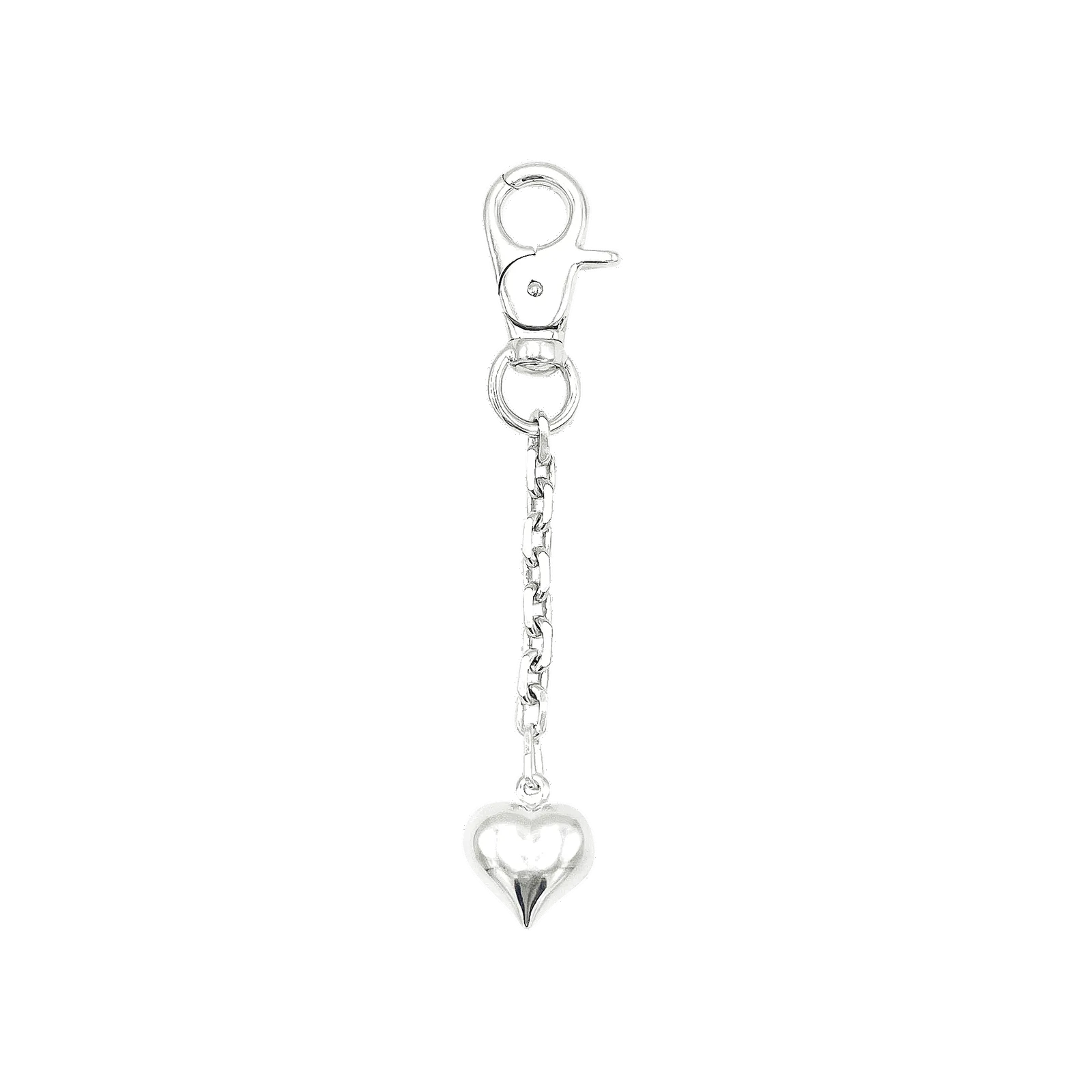 MARTINE ALI Diamond Heart Drop Keychain