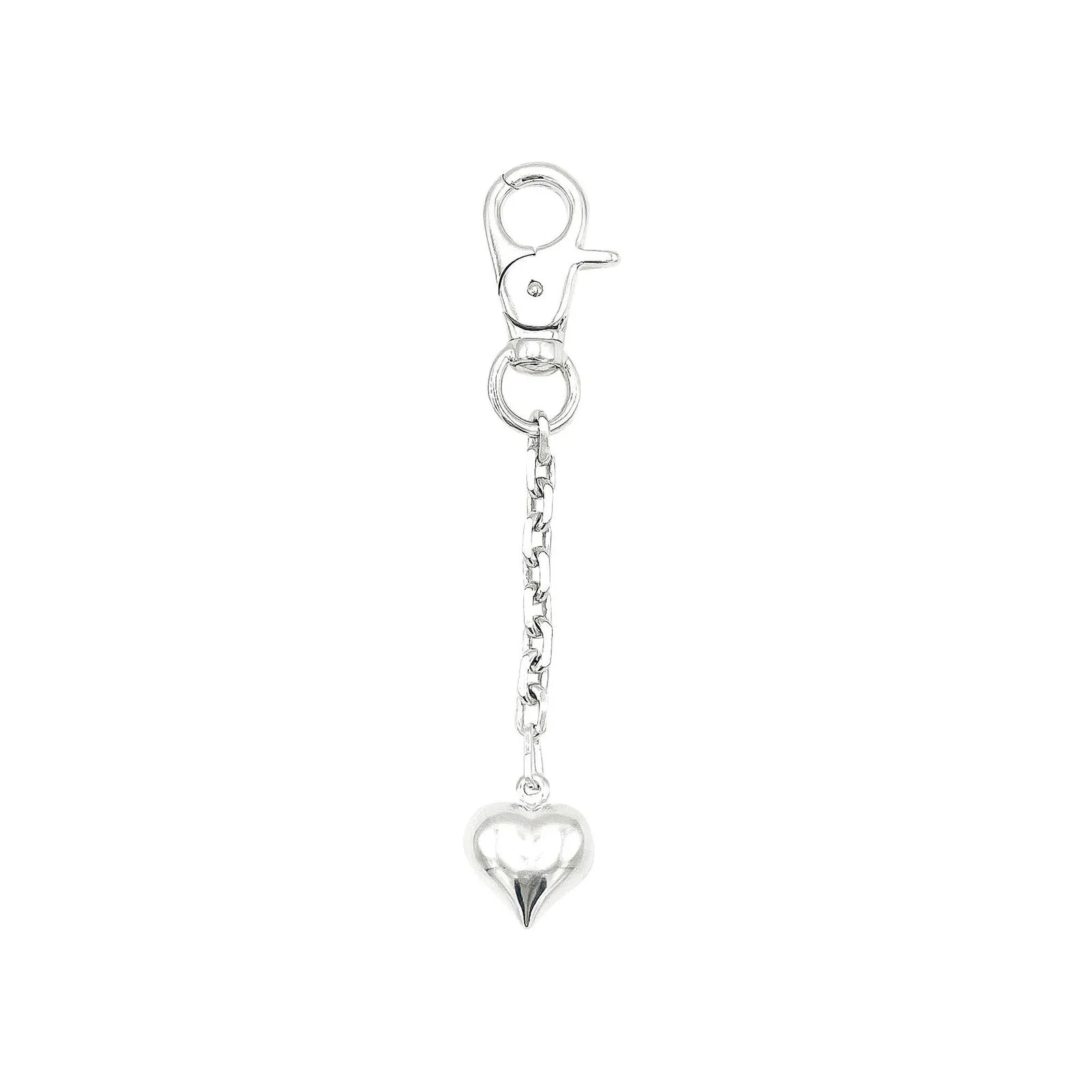 MARTINE ALI Diamond Heart Drop Keychain