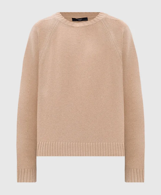 Max Mara Weekend GABBIA beige wool sweater