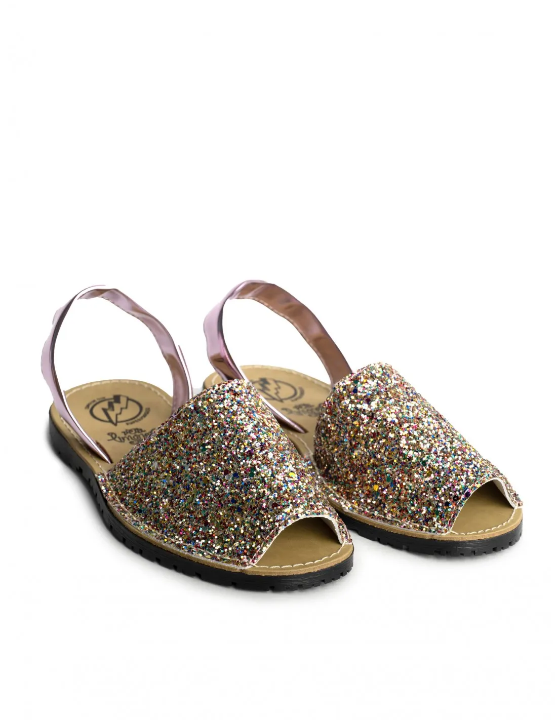 Menorquinas Glitter Multicolor PERA LIMONERA