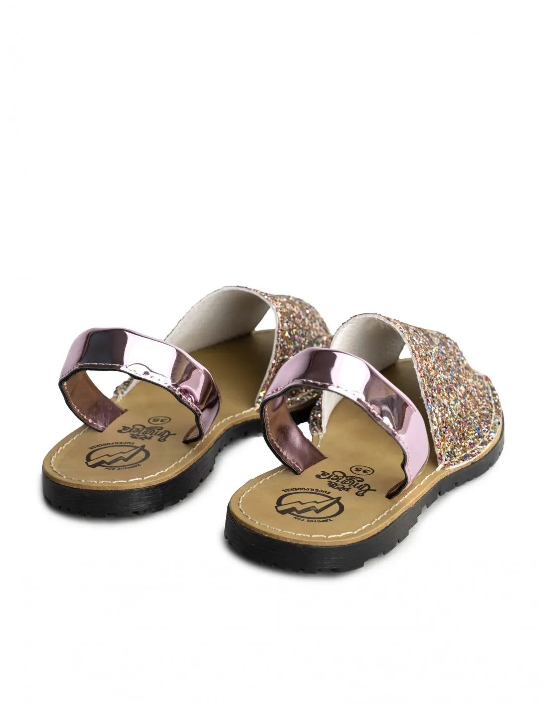 Menorquinas Glitter Multicolor PERA LIMONERA