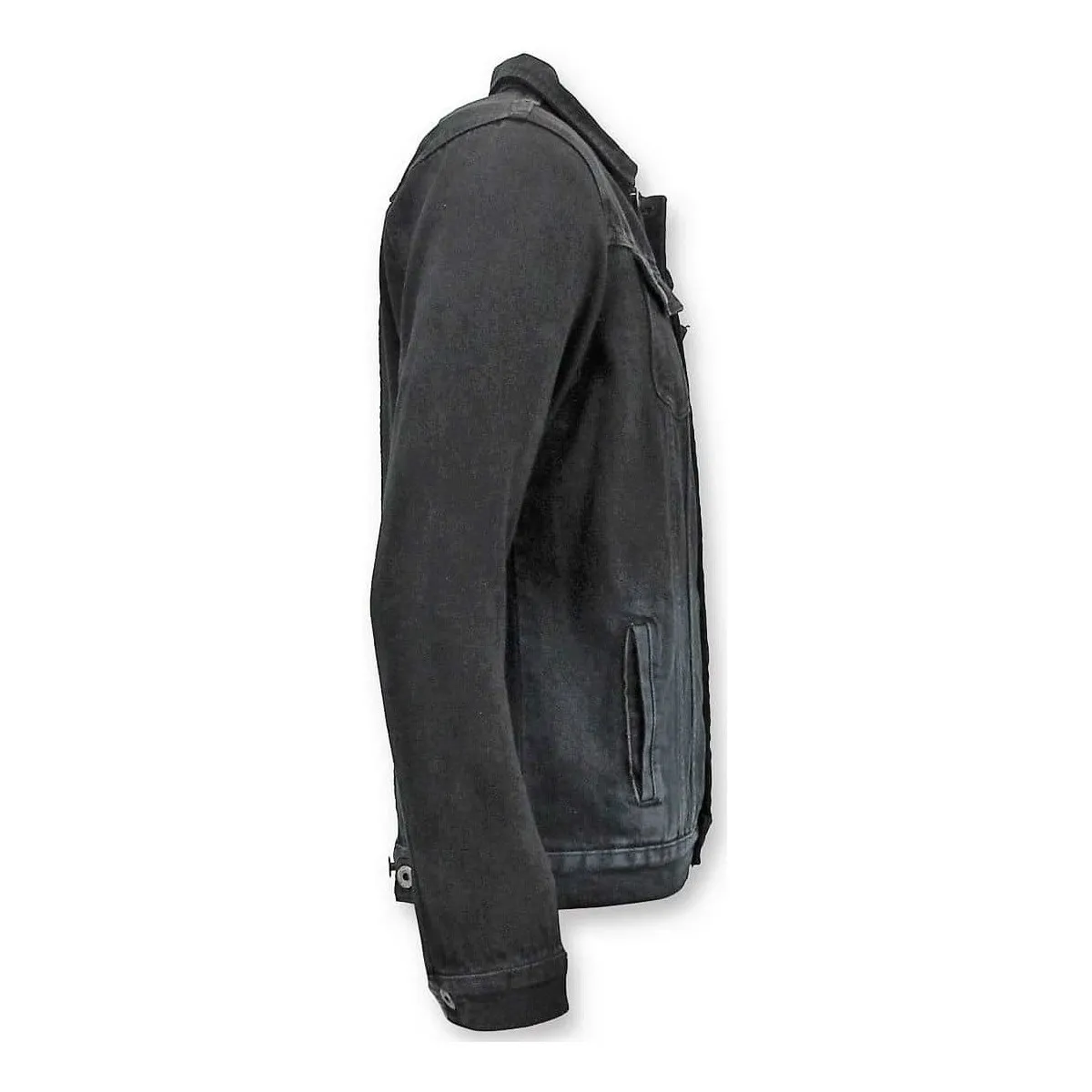 Mezclilla De La Chaqueta De