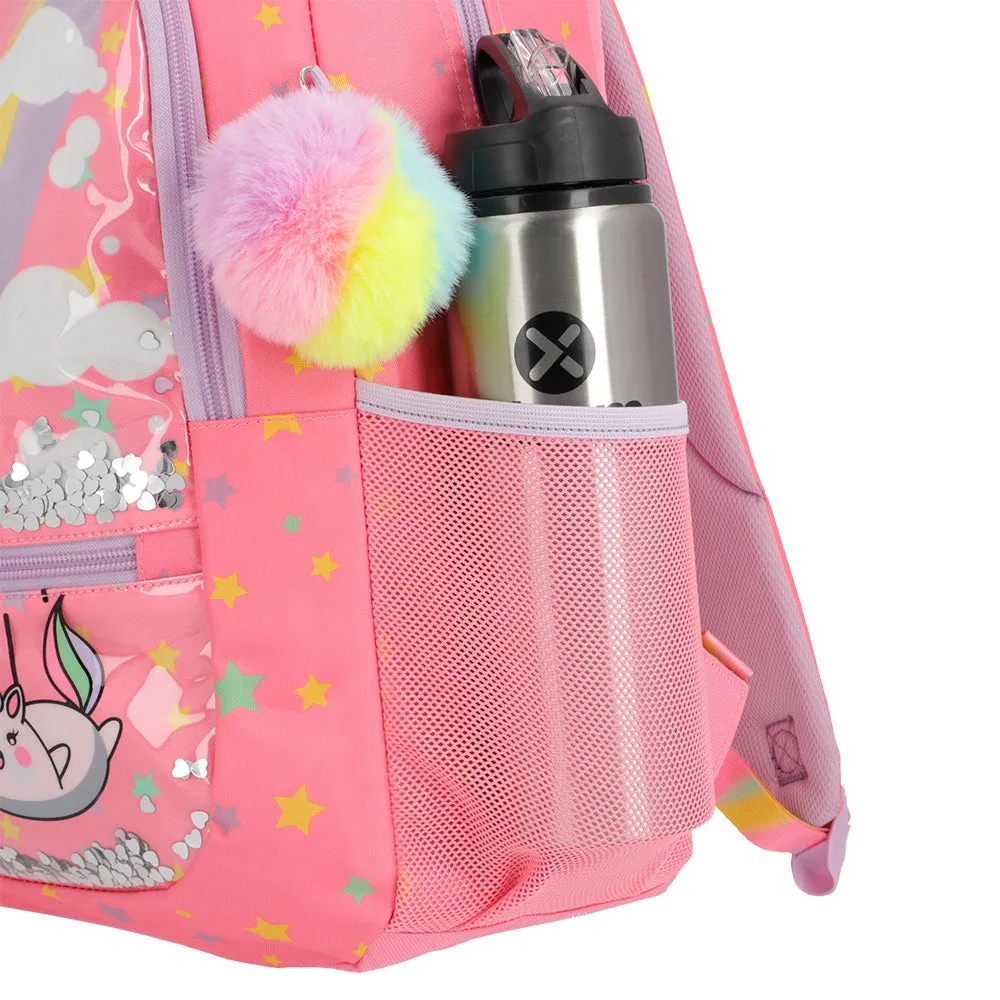Mochila para nias Logan de unicornios rosada