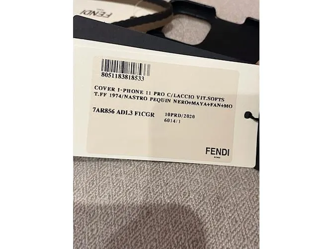 Monederos FENDI, carteras y estuches T.  cuero Castaño 
