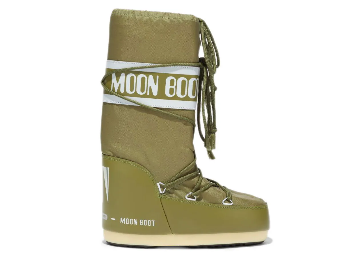 Moon Boot Icon Nylon Boot Khaki