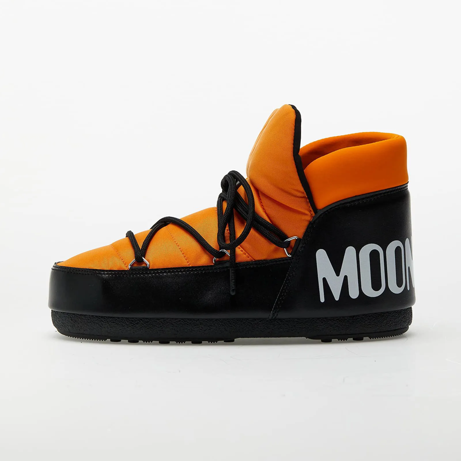 MOON BOOT ICON PUMPS BICOLOR BLACK/ SUNNY ORANGE
