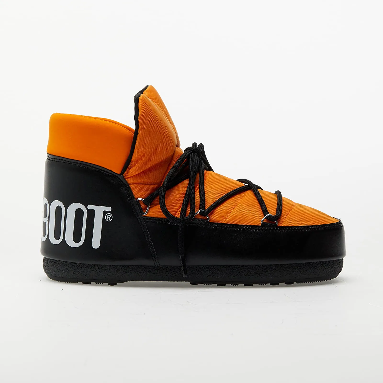 MOON BOOT ICON PUMPS BICOLOR BLACK/ SUNNY ORANGE