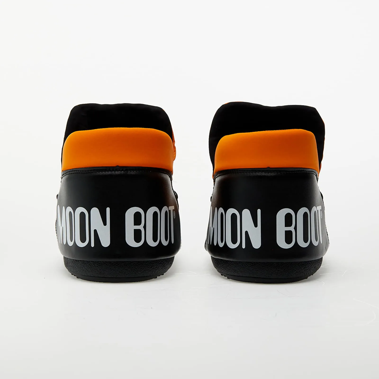 MOON BOOT ICON PUMPS BICOLOR BLACK/ SUNNY ORANGE