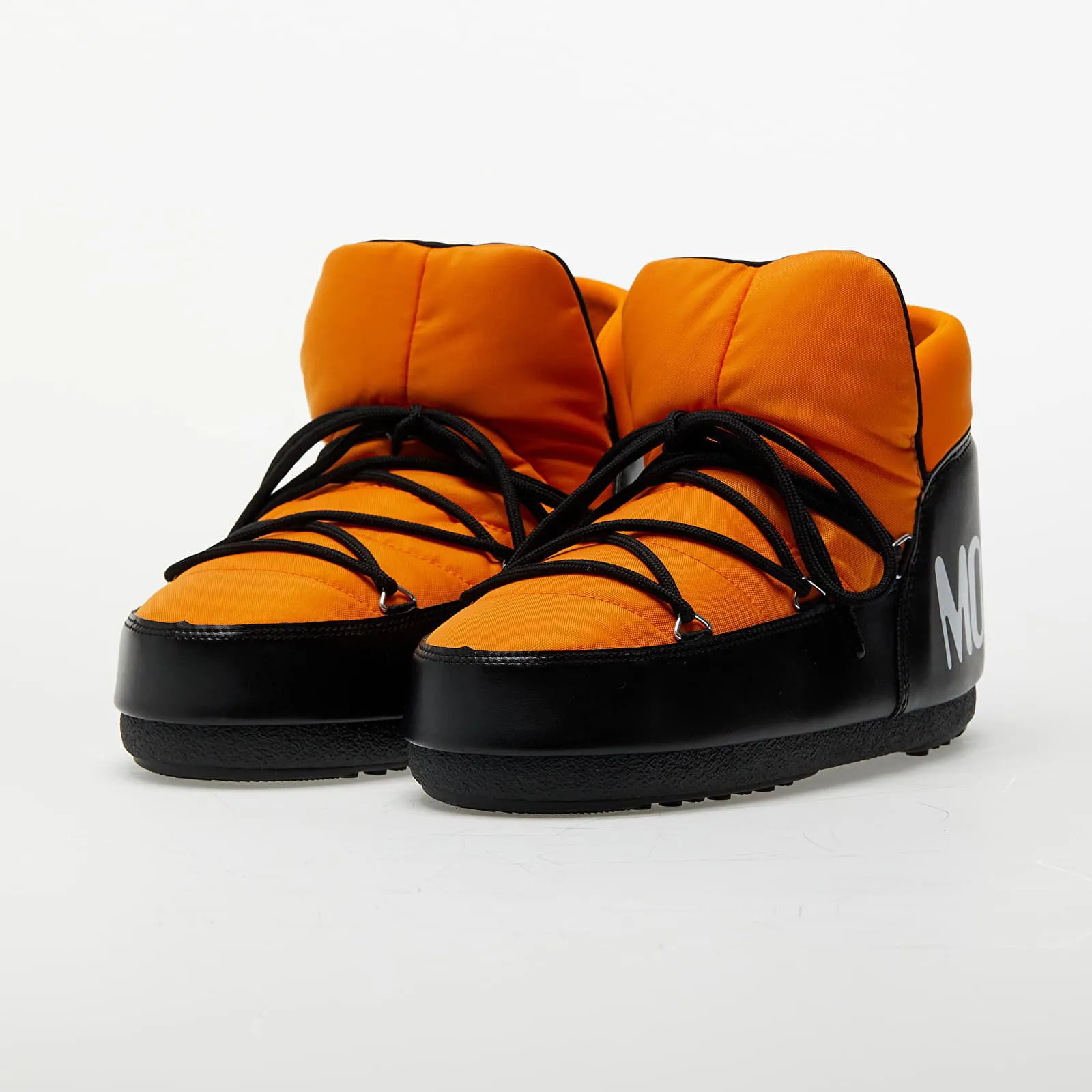 MOON BOOT ICON PUMPS BICOLOR BLACK/ SUNNY ORANGE