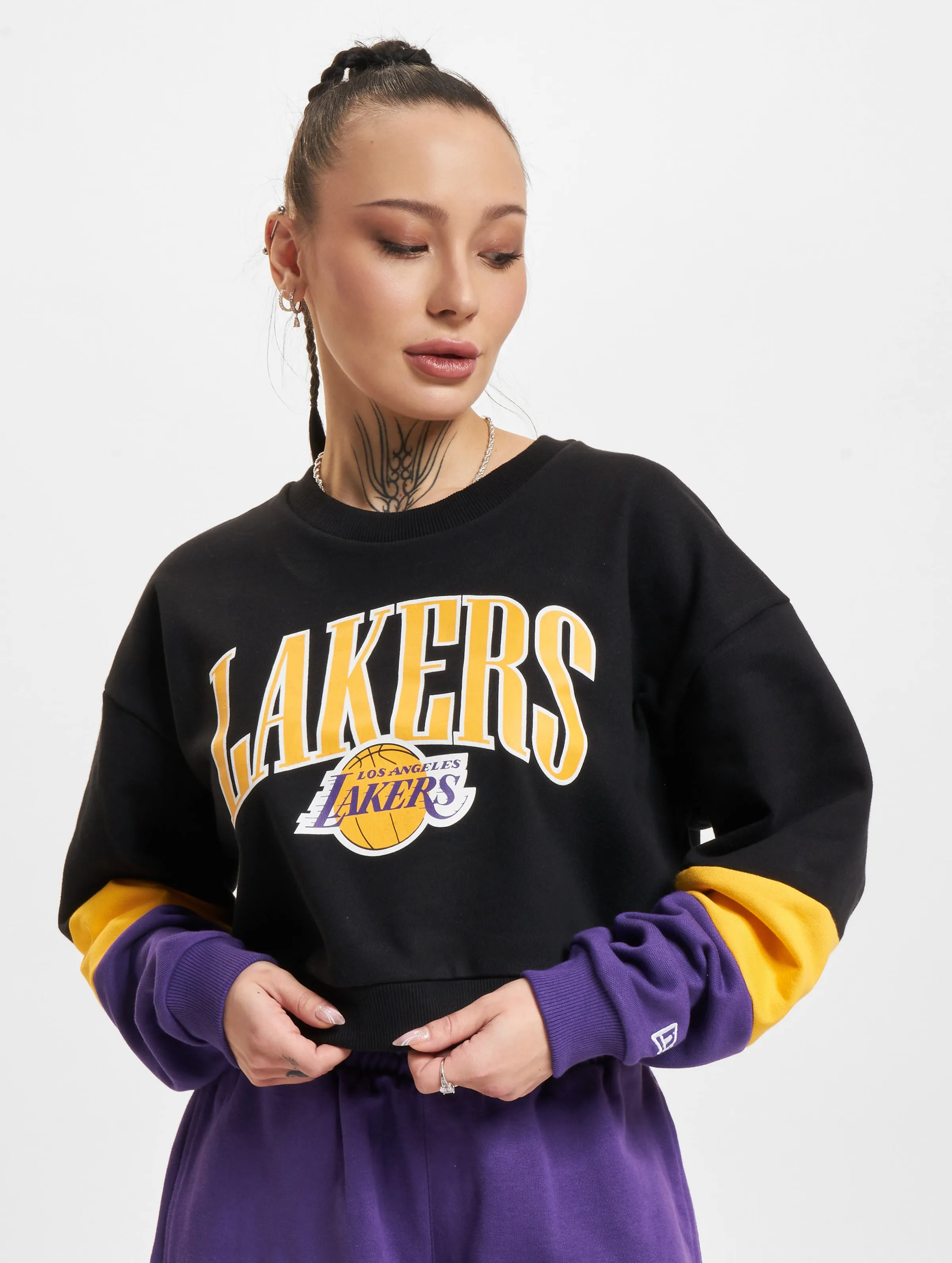 NBA Colour Block Crew LA Lakers