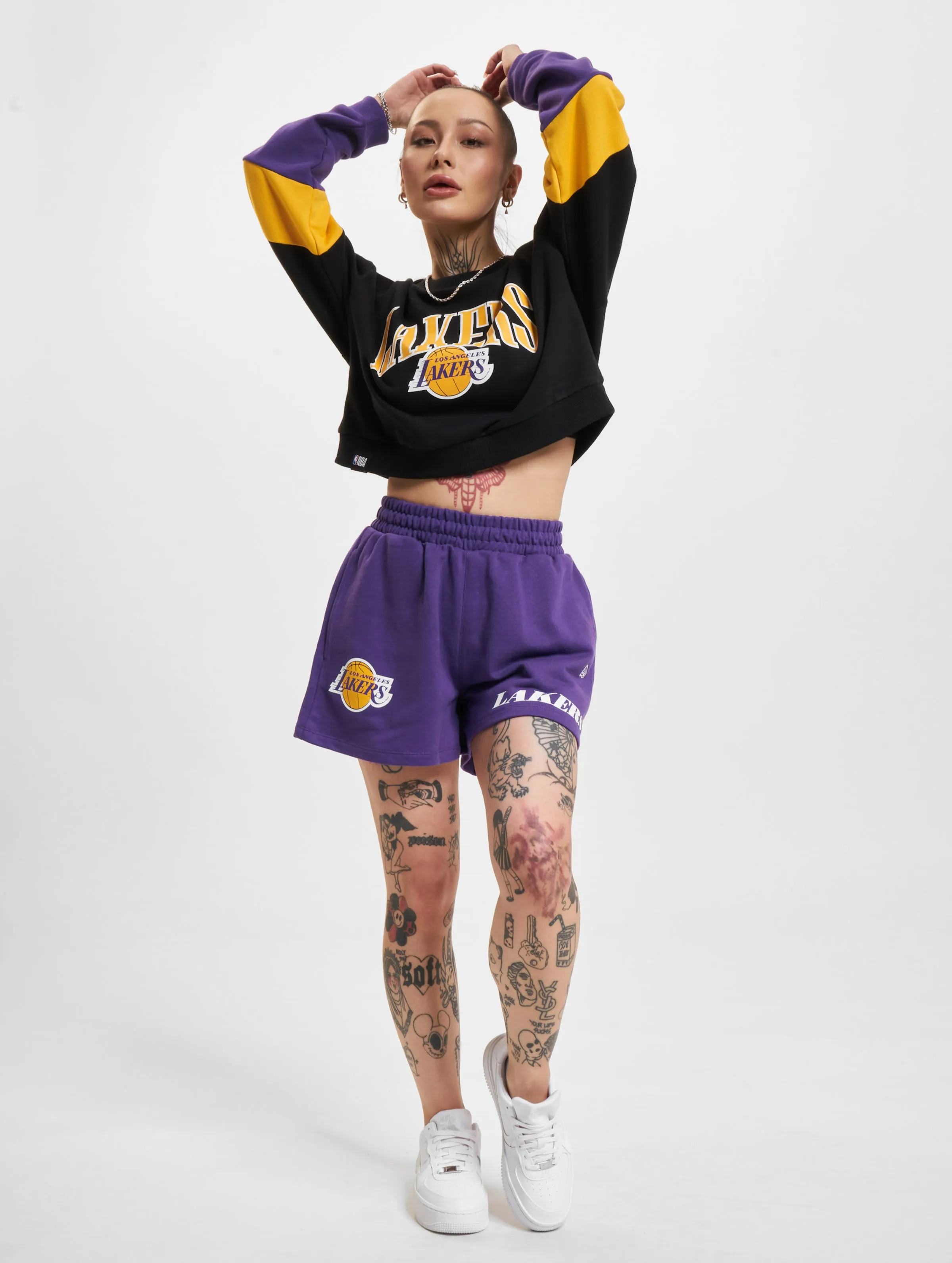 NBA Colour Block Crew LA Lakers
