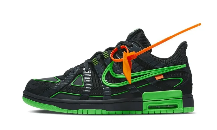 NIKE AIR RUBBER DUNK OFFWHITE GREEN STRIKE