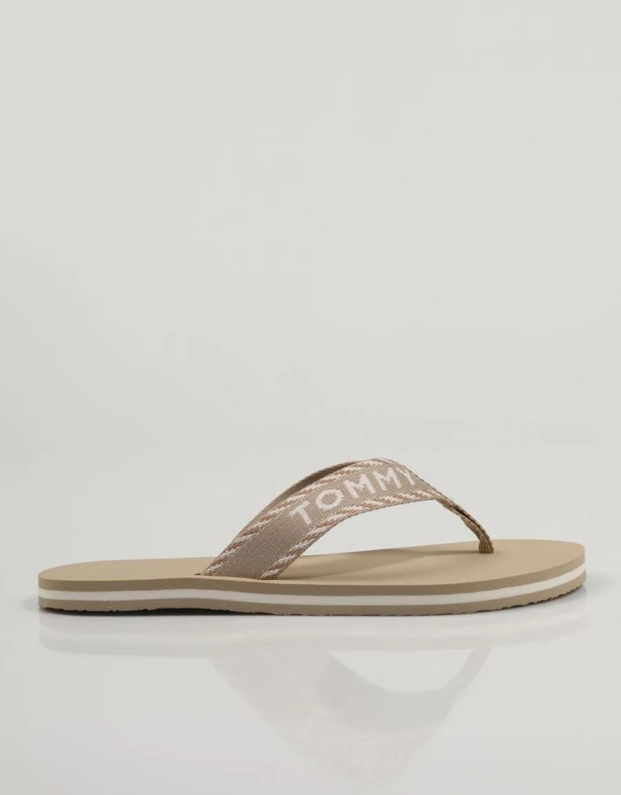  nu pieds TOMMY HILFIGER Tommy en Beige 81478