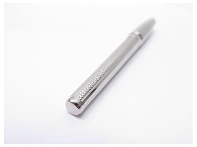NUEVE PLUMAS ROLLERBALL ST DUPONT LINE D ETERNITY PUNTA DE DIAMANTE 422014M Plata 