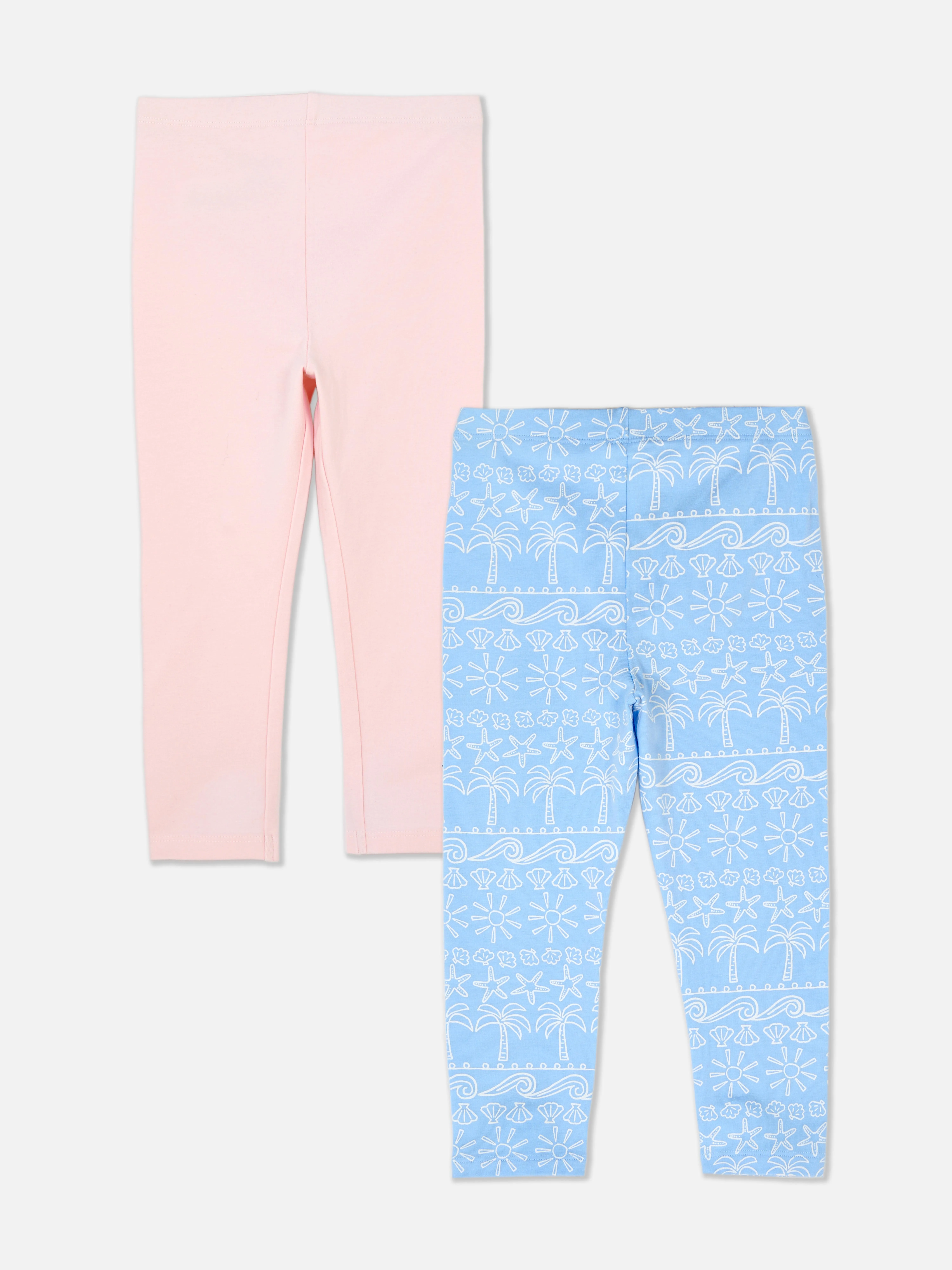 Pack de 2 leggings de diseños surtidos